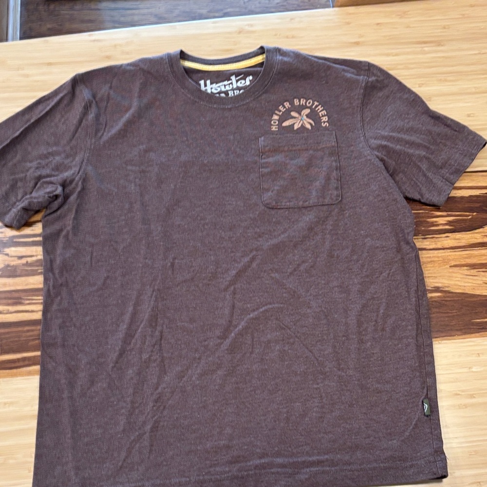 Howler Brothers Men's Brown Short Sleeve Tee Size M